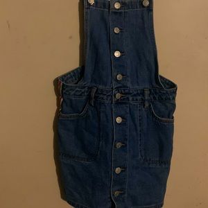 Overalls with skirt